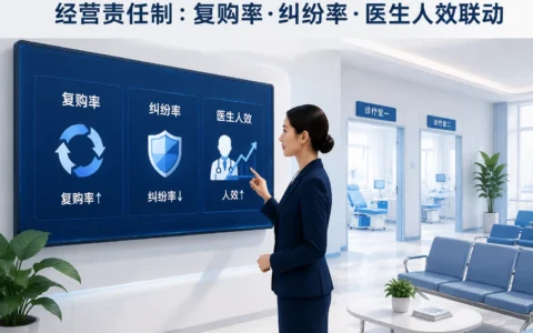 2026年连锁医美门诊经营责任制实战：复购率、纠纷率与医生人效联动，半年利润增长20%