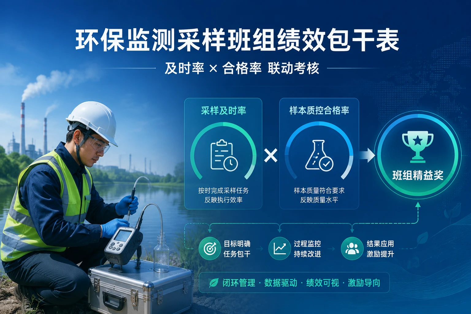 环保监测采样班组绩效包干表：及时率与合格率联动考核模板（2026年版）