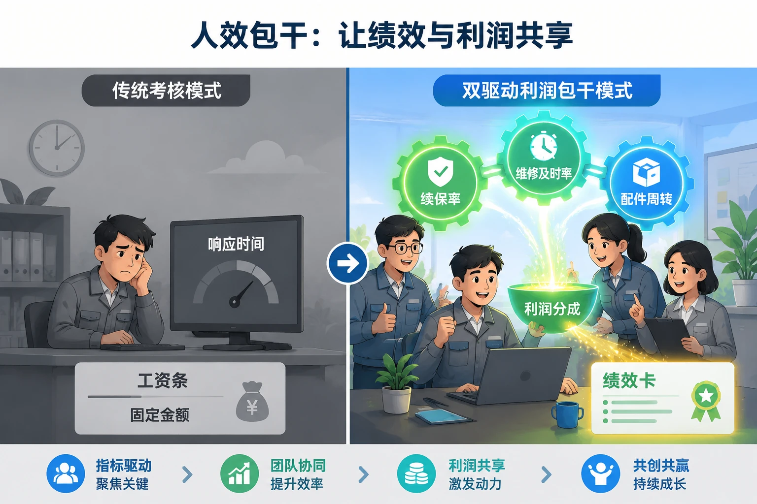 2026年医疗器械售后绩效激励变革：续保率与维修及时率双驱动路径