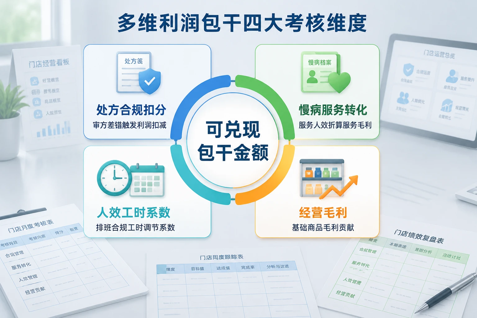 2026年连锁药店店长利润包干设计:处方合规、慢病服务与人效联动