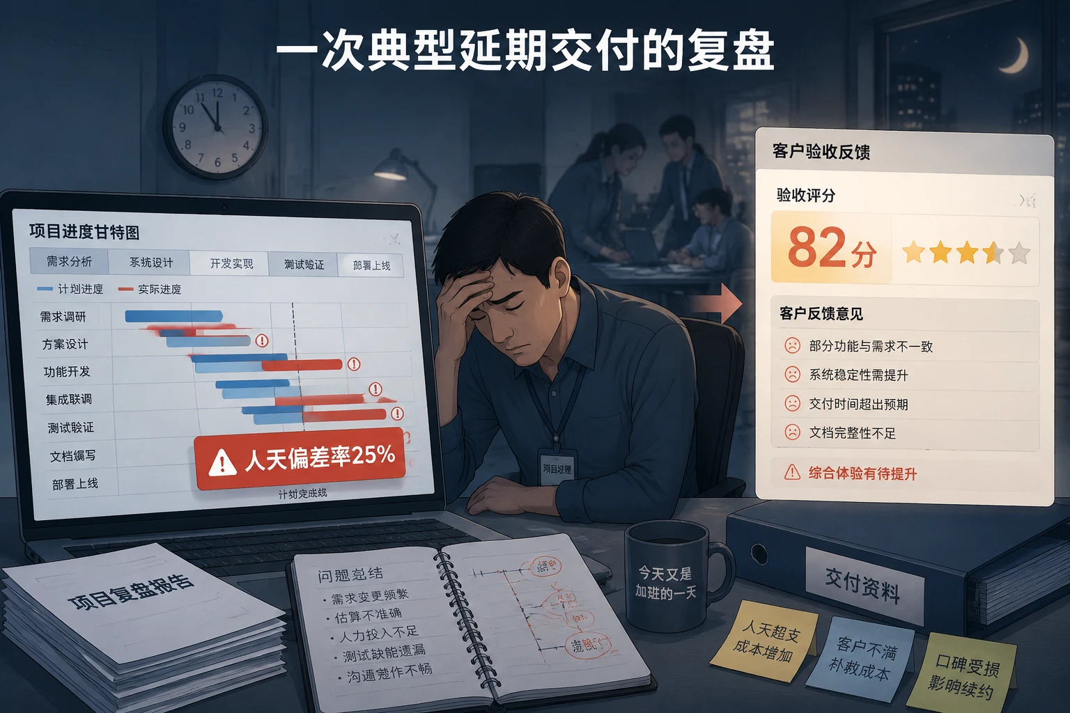 SaaS实施项目经理绩效:人天偏差率与验收评分联动考核(2026年版)