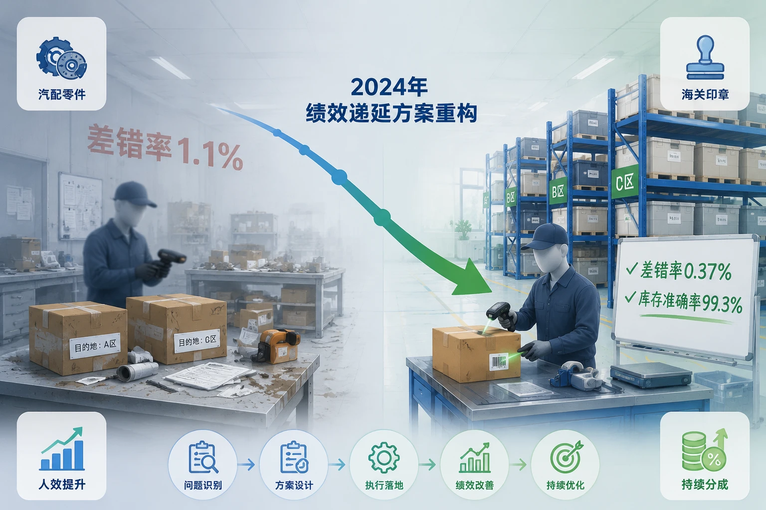仓储经理绩效递延30%：库存准确率与差错率双控（2026年版）
