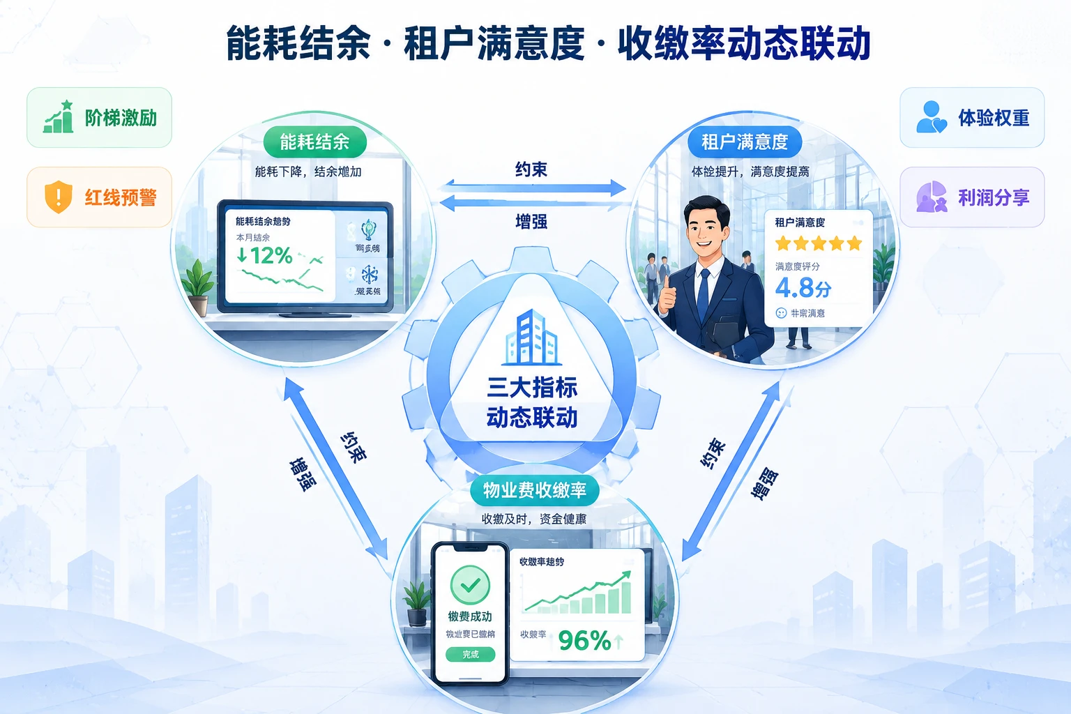 商写项目能耗利润包干:租户满意度与物业费收缴率联动考核体系(2026年版)