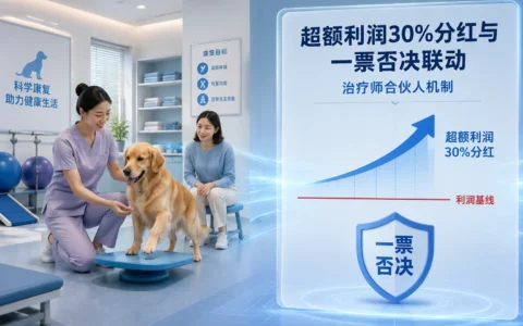 2026年连锁宠物医院治疗师超额利润分红指南：30%分红设计、一票否决联动与分层实施路径
