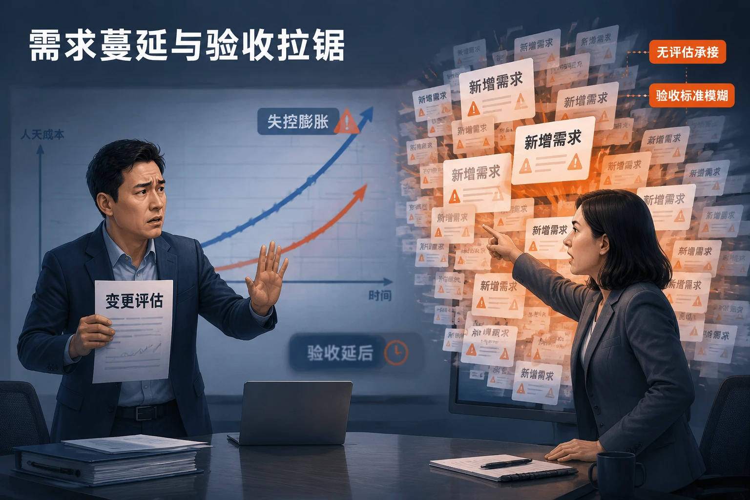 SaaS实施项目经理绩效设计:交付延期扣减与验收率联动