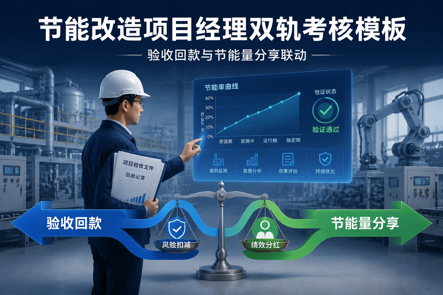 节能改造项目经理双轨考核模板:验收回款与节能量分享联动(2026年版)