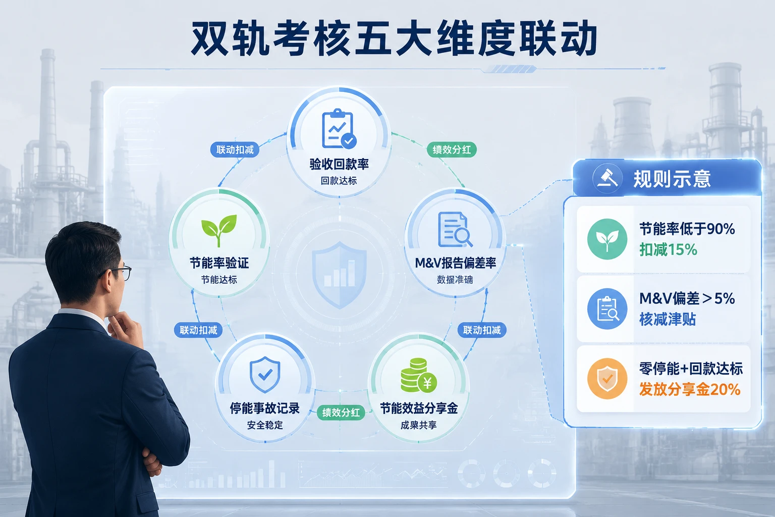 节能改造项目经理双轨考核模板:验收回款与节能量分享联动(2026年版)