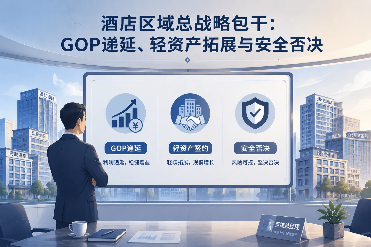 酒店区域总战略包干：GOP递延、轻资产拓展与安全否决