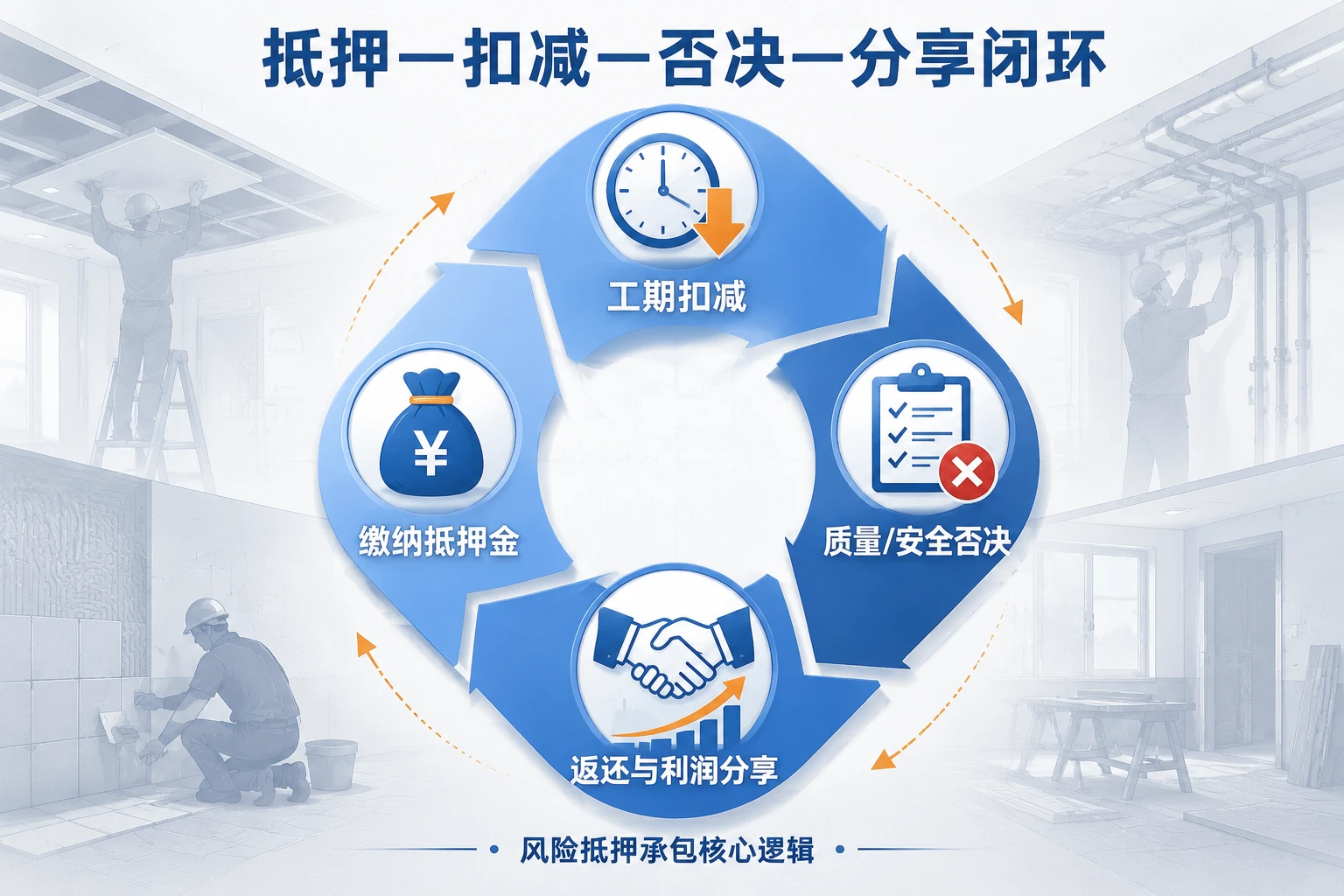 住宅整装项目经理风险抵押与工期质量否决表
