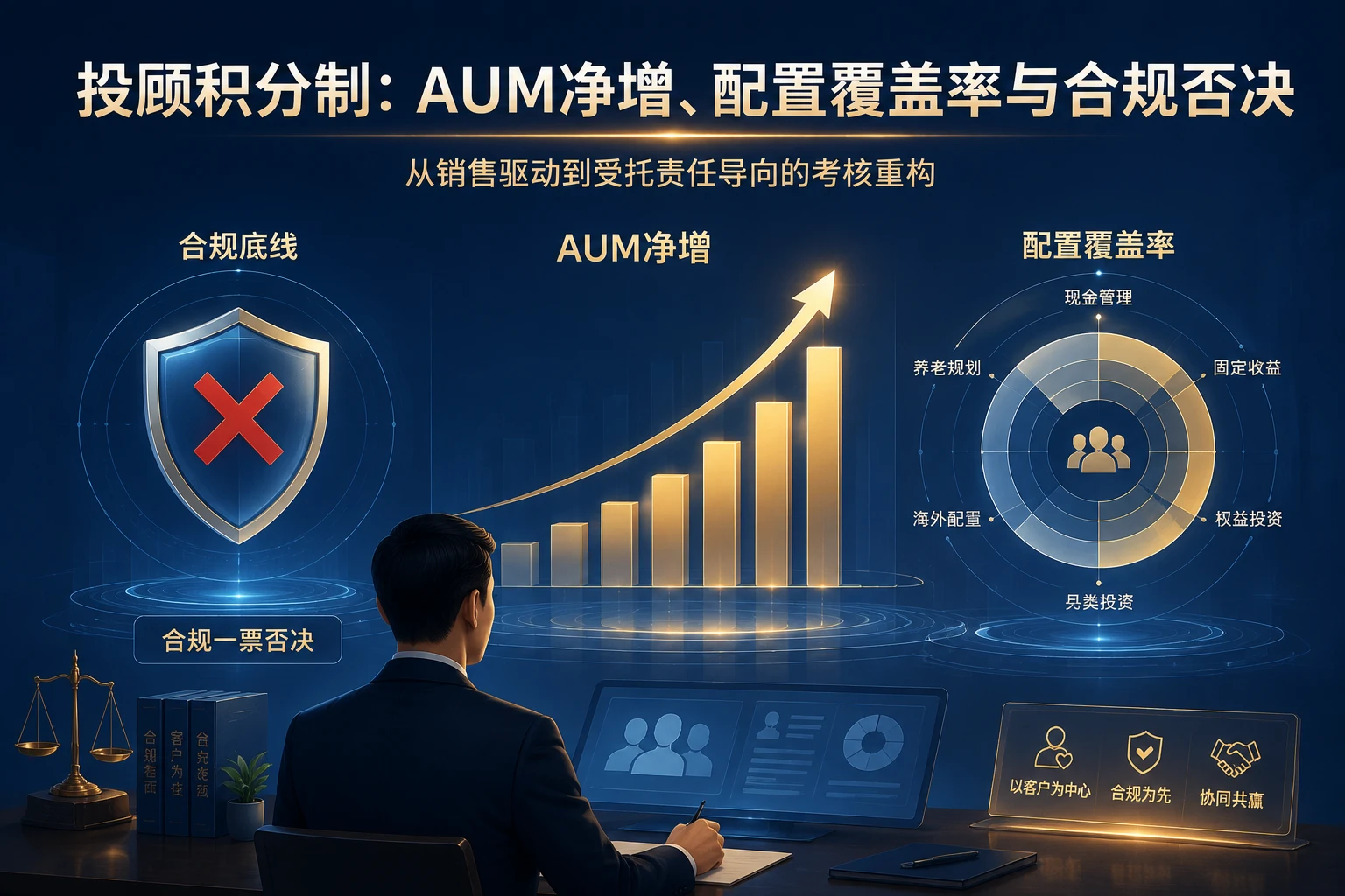 券商投顾积分制绩效与递延方案：AUM净增、配置覆盖率与合规否决（2026年版）