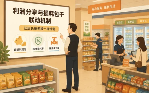 连锁便利店利润分享+损耗包干联动机制设计：从总部管控到门店自驱经营