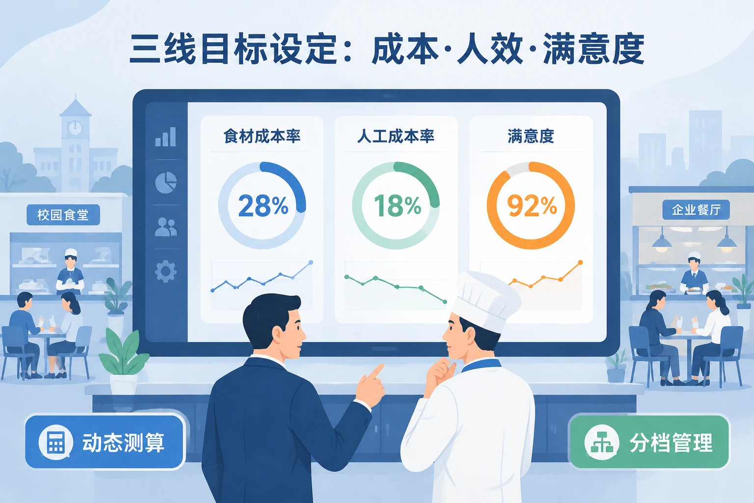 团餐项目点经营责任制:三线包干、食安否决与超额利润分享