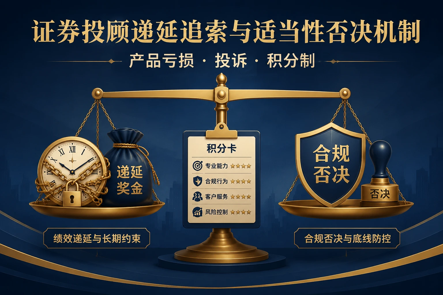 2026年证券投顾递延追索与适当性否决机制:产品亏损·投诉·积分制