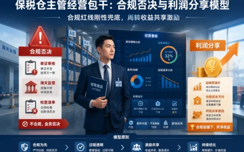 跨境电商仓储经营包干制设计：关务合规否决与利润分享模型深度解读