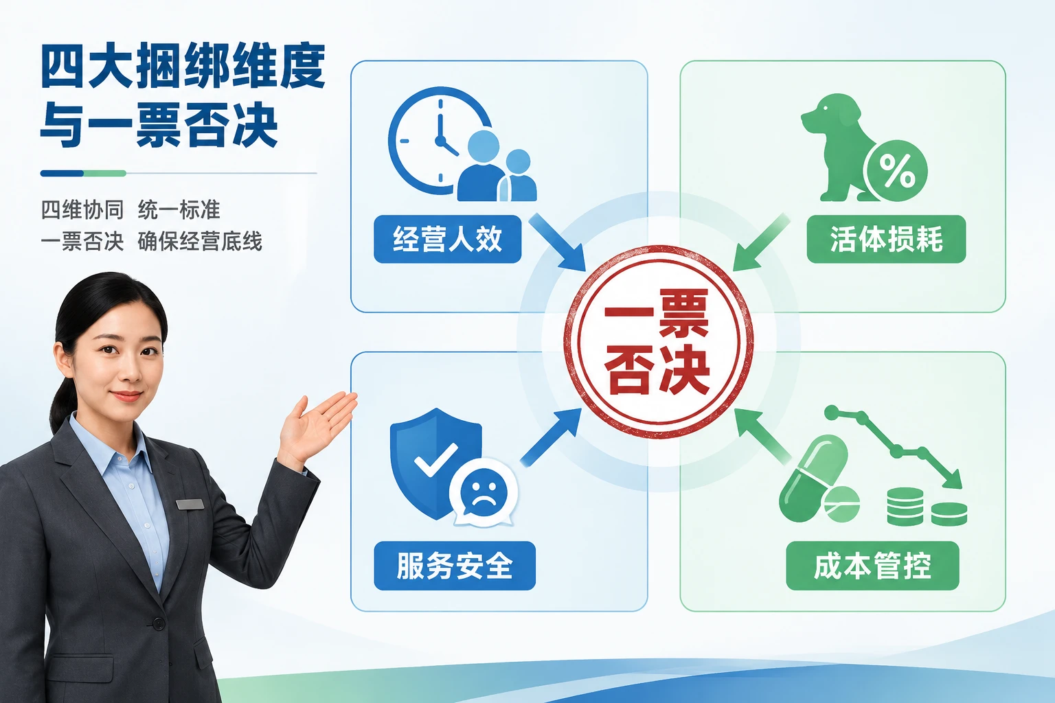 2026年连锁宠物医院店长包干表：医疗纠纷否决、药占比与人效联动