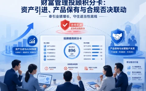 投顾绩效积分卡模板：资产引进×产品保有×合规否决联动考核表（2026年版）
