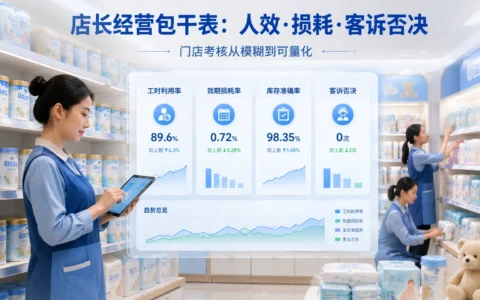 2026年连锁母婴店店长经营包干表模板：人效、损耗、客诉否决指标设计与填写指南