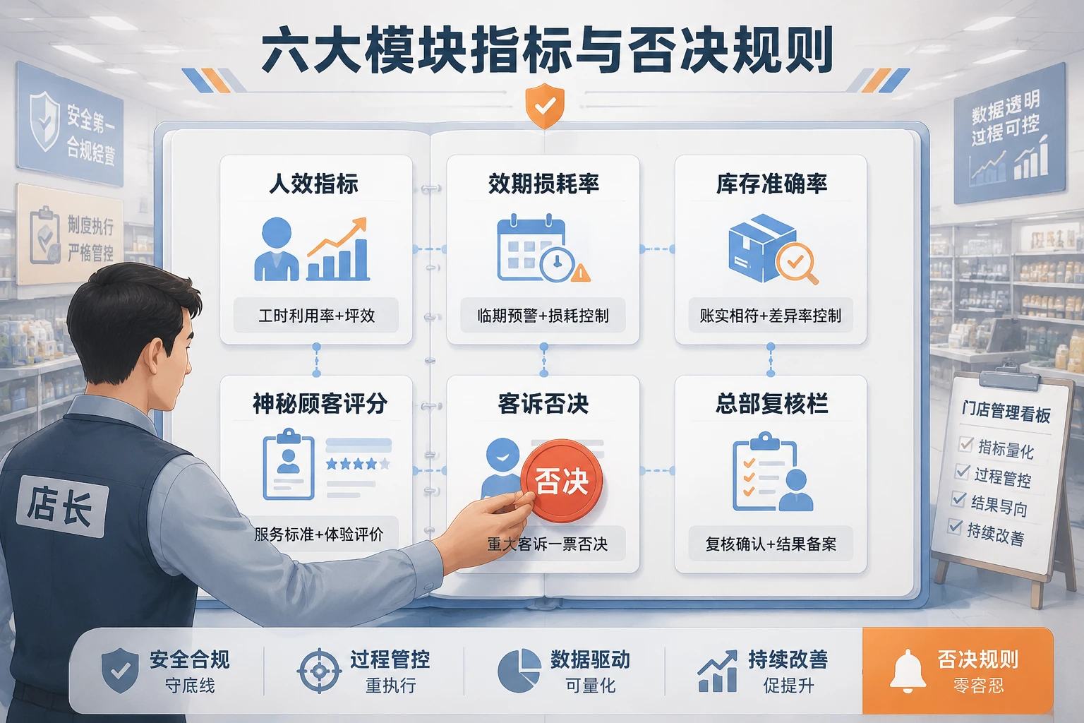 2026年连锁母婴店店长经营包干表：人效、效期损耗率、库存准确率与客诉否决
