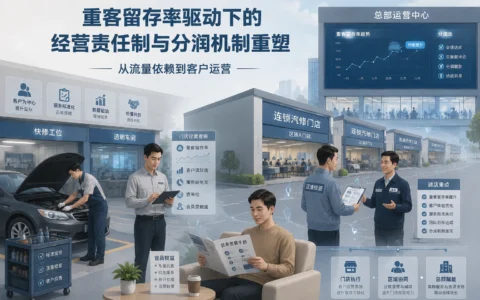 连锁汽修人效白皮书：重客留存率驱动总部-区域-门店协同与分润重塑
