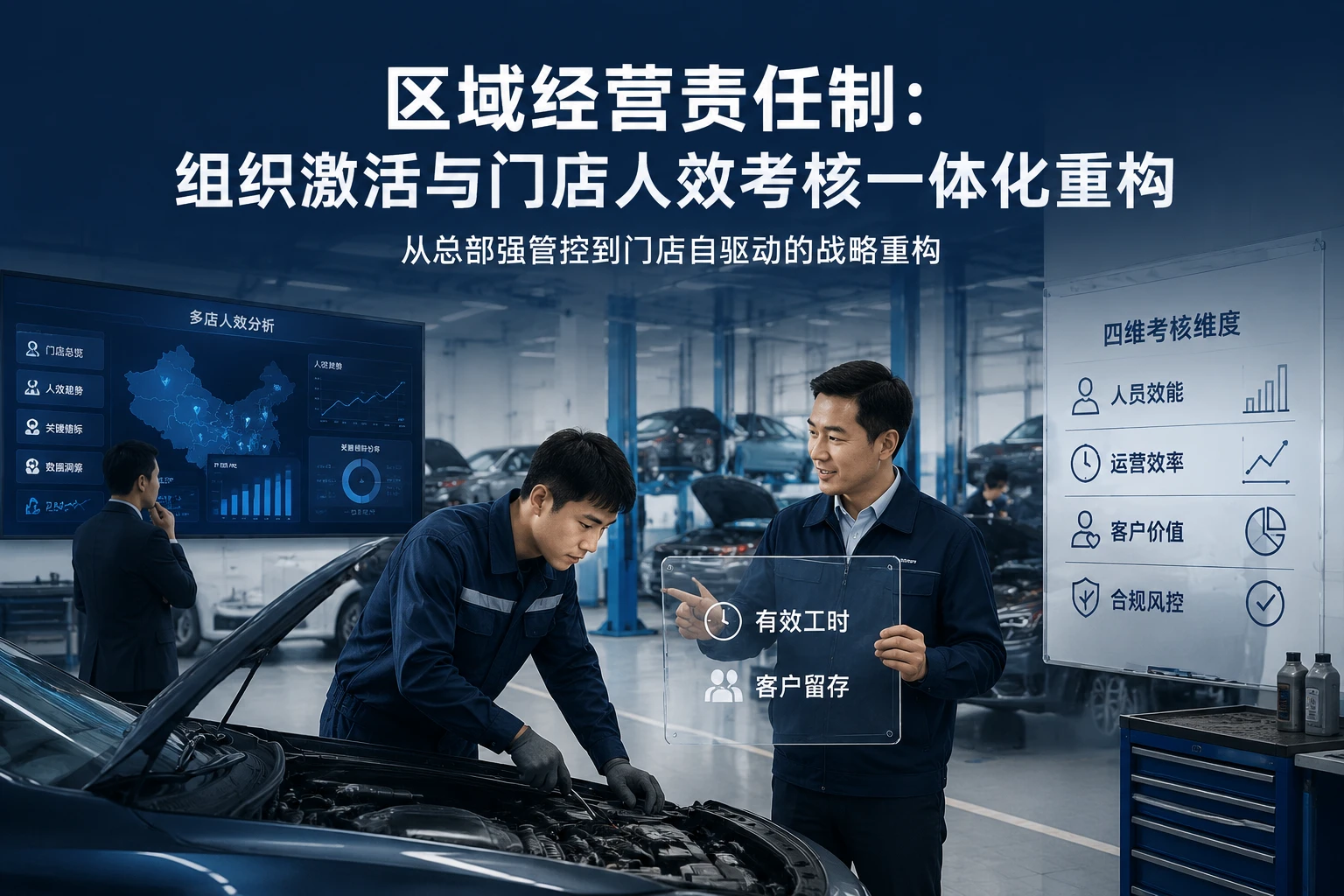 连锁汽修区域经营责任制趋势：组织激活与门店人效考核一体化重构（2026年版）