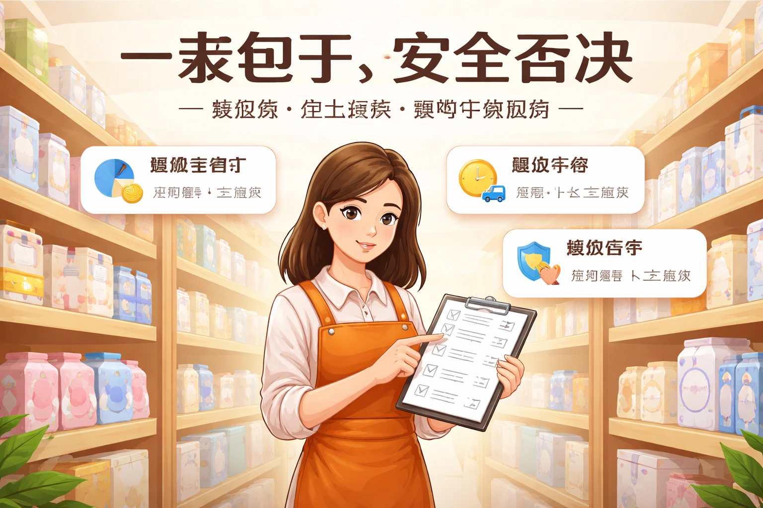 连锁母婴店店长经营包干表：损耗率·线上时效·客诉否决联动