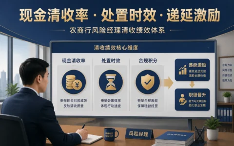 农商行风险经理清收绩效体系：现金清收率、处置时效与递延激励闭环设计（2026年版）