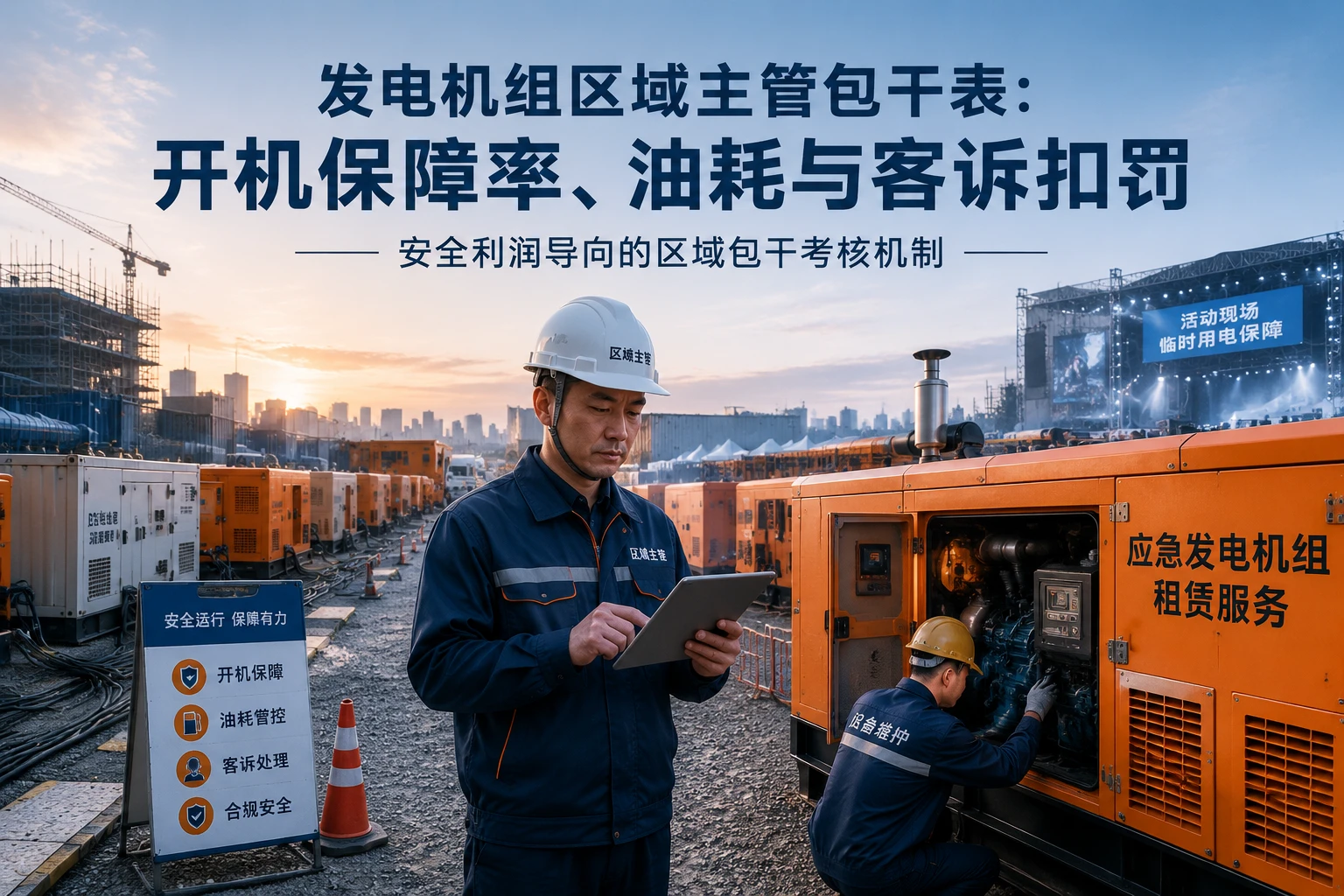 发电机组区域主管包干表：开机保障率、油耗与客诉扣罚（2026年版）