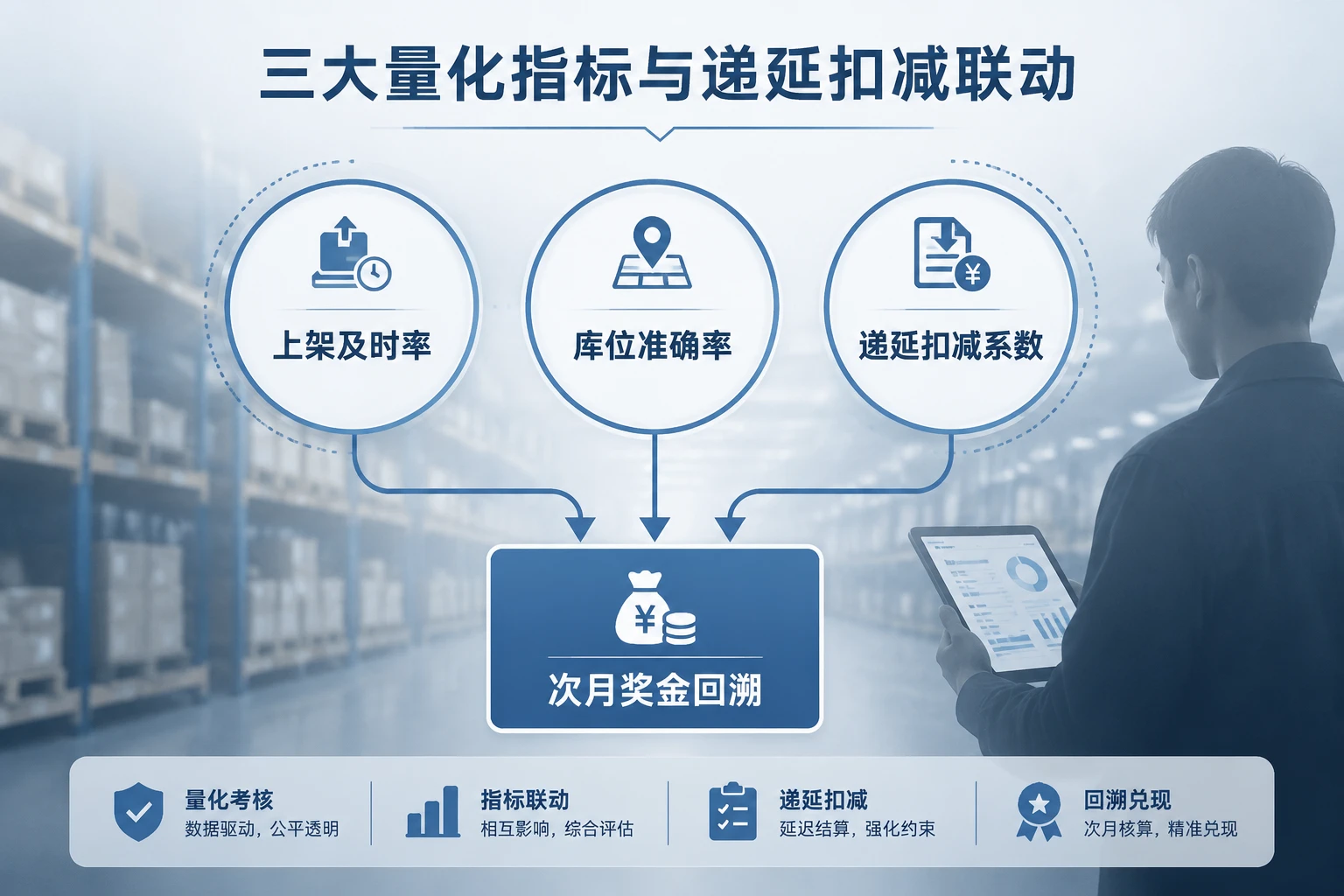 云仓主管包干表：上架及时率、库位准确率与减值扣减（2026年版）