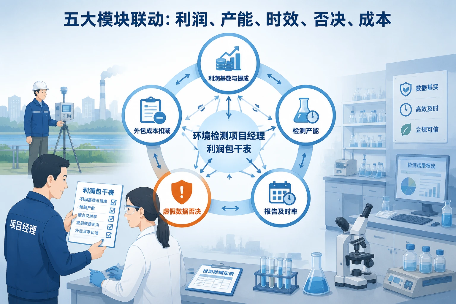 环境检测项目利润包干表：产能·时效·虚假数据否决（2026年版）