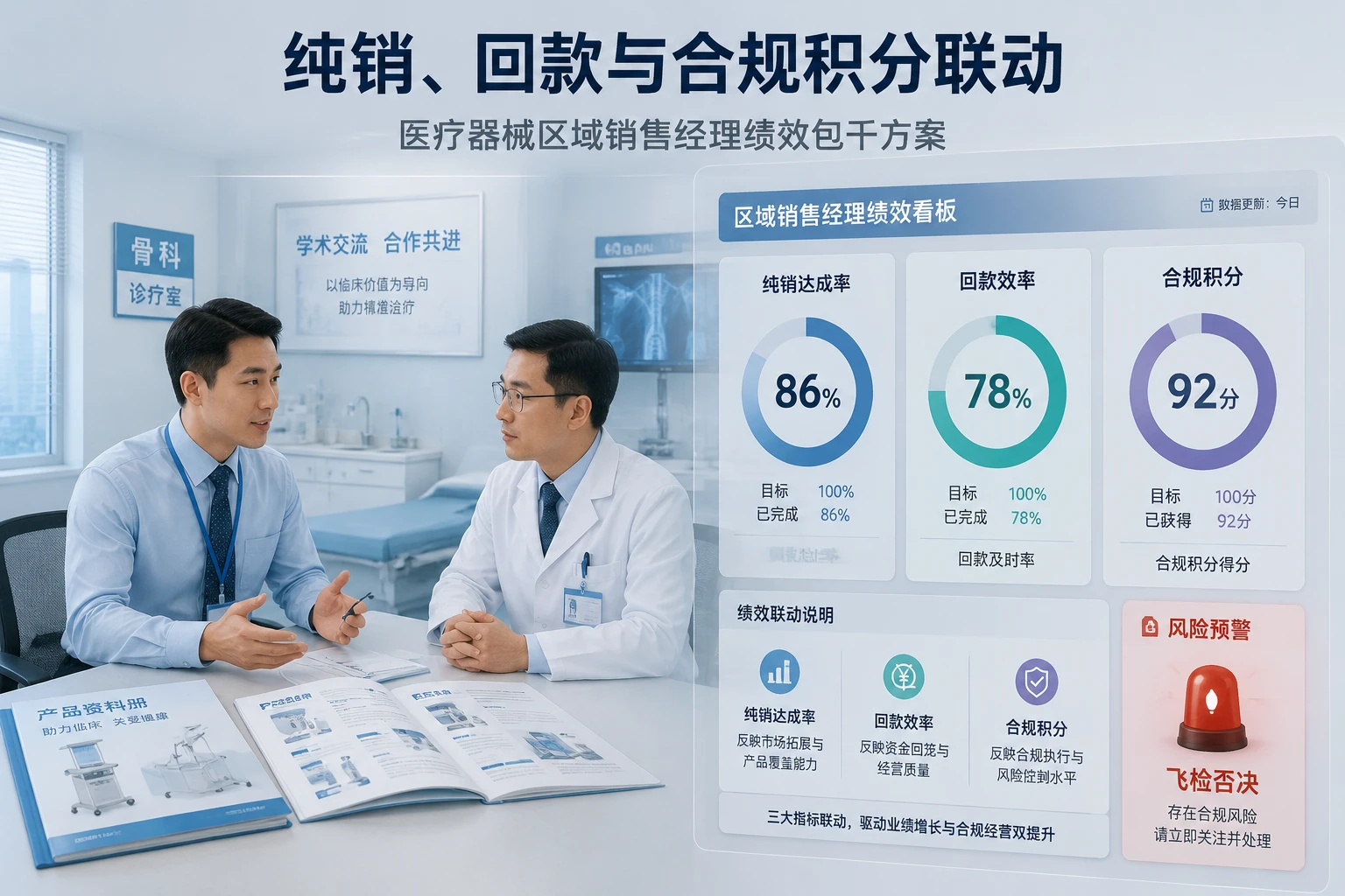 医疗器械区域销售经理绩效包干：纯销、回款与合规积分联动（2026年版）