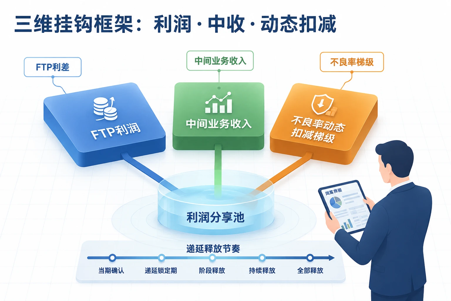 农商行对公客户经理风险抵押金：全流程不良扣减与利润分享设计
