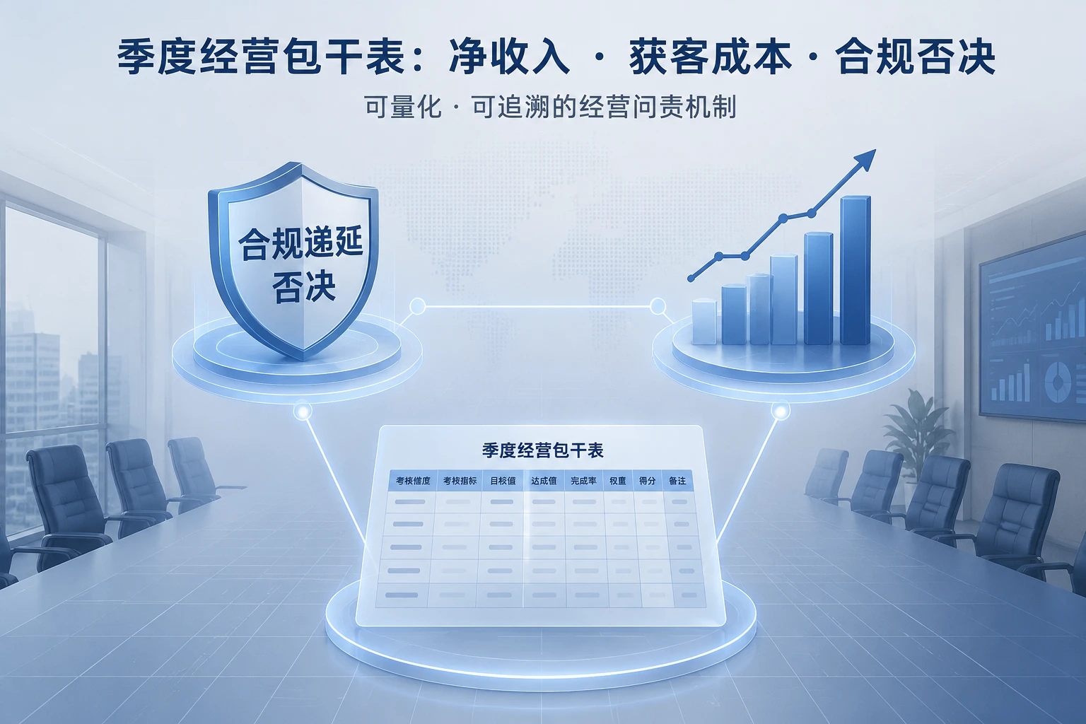 证券营业部总经理季度经营包干表：净收入、获客成本与合规否决（2026年版）