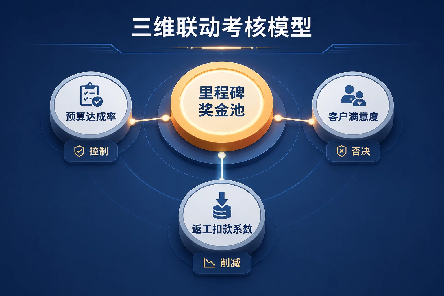 展览搭建项目经理包干考核表：预算达成、客户满意与返工扣款（2026年版）