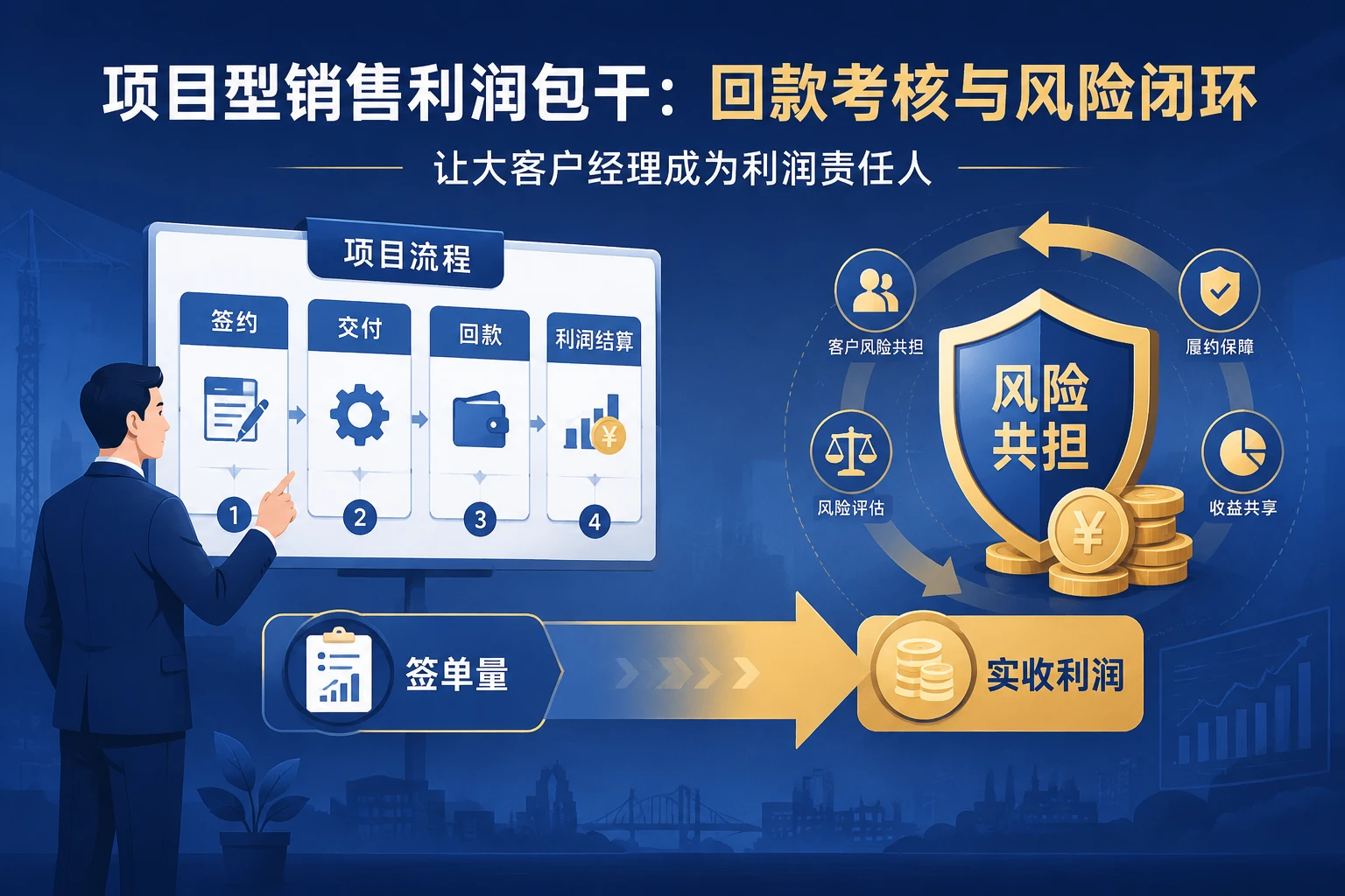 2026年工业设备项目型销售利润包干：回款考核、风险抵押与坏账扣减