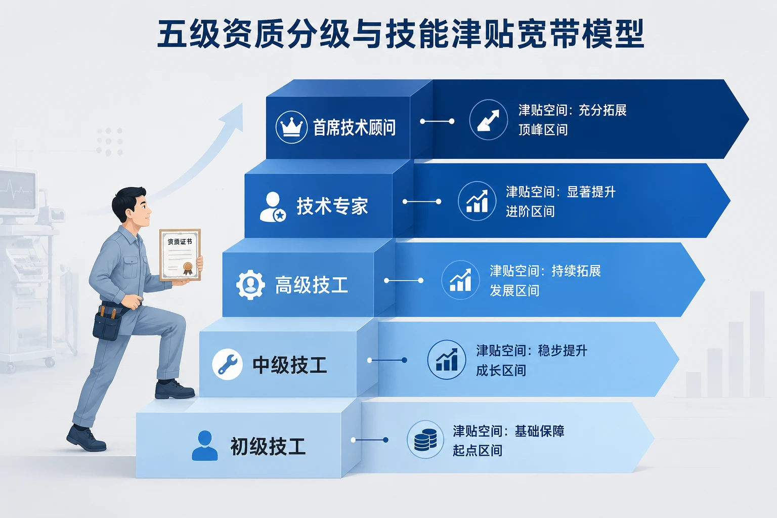 医疗器械技术岗位职级宽带设计：资质分级、外勤津贴与质量晋级否决（2026年版）