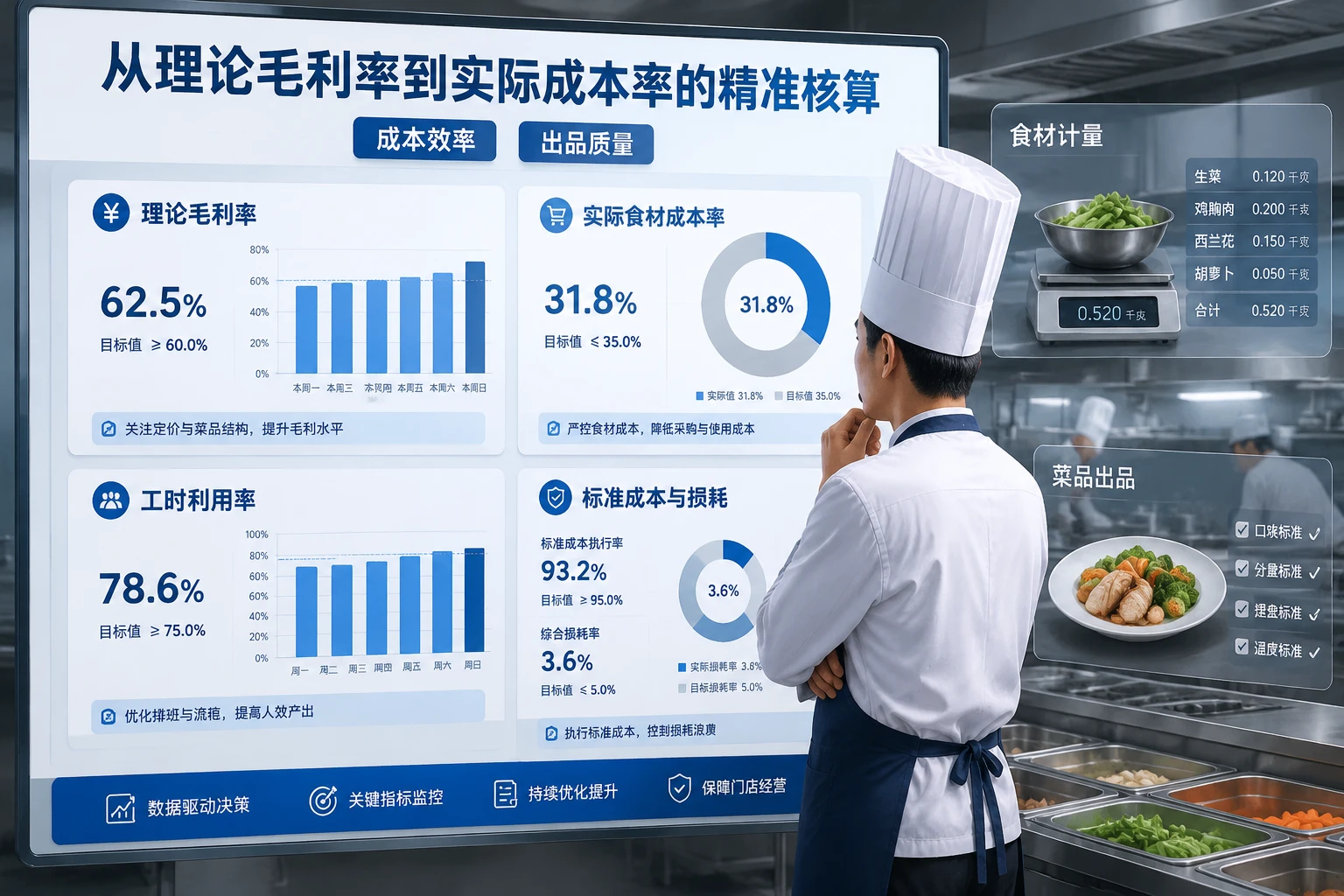 2026年连锁门店厨师长菜品毛利率考核与成本红线否决方案