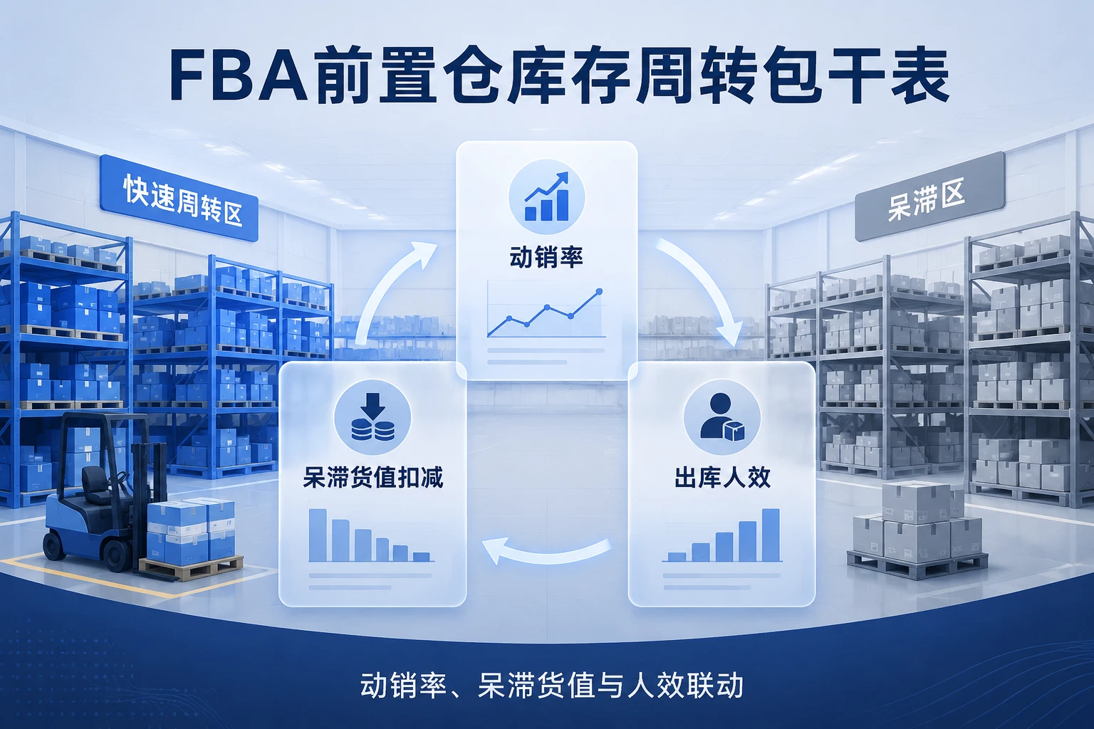 跨境电商FBA前置仓主管周转包干表：动销率、呆滞货值与人效联动（2026年版）