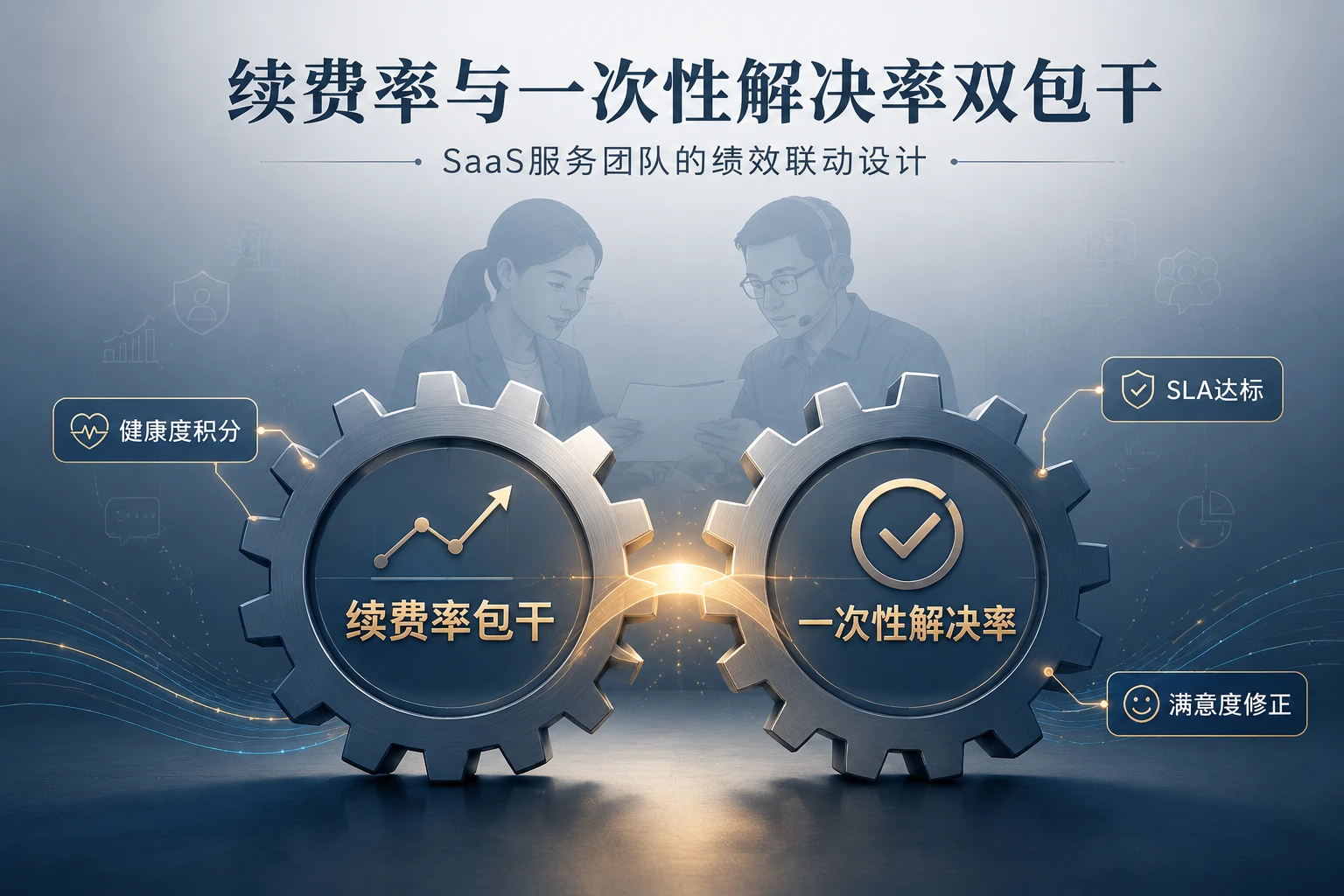 续费率与一次性解决率双包干：SaaS服务团队的绩效联动设计