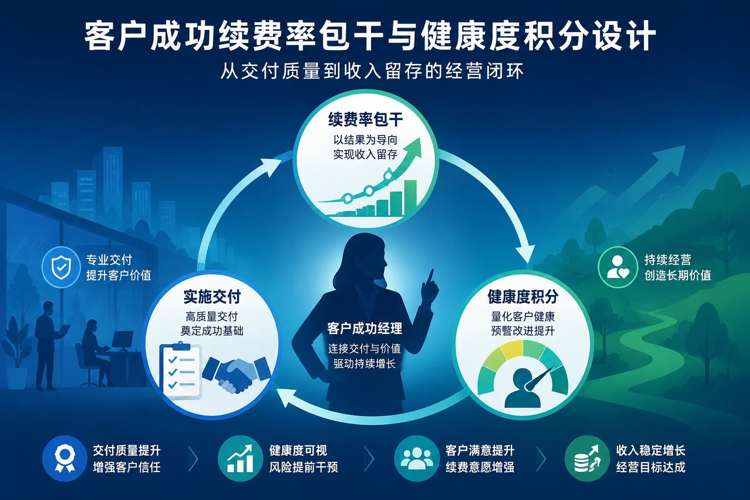 SaaS客户成功续费率包干与健康度积分设计（2026年版）