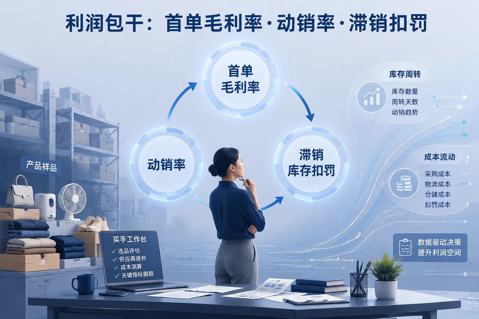 2026年产品开发买手利润包干：首单毛利率、动销率与滞销库存扣罚