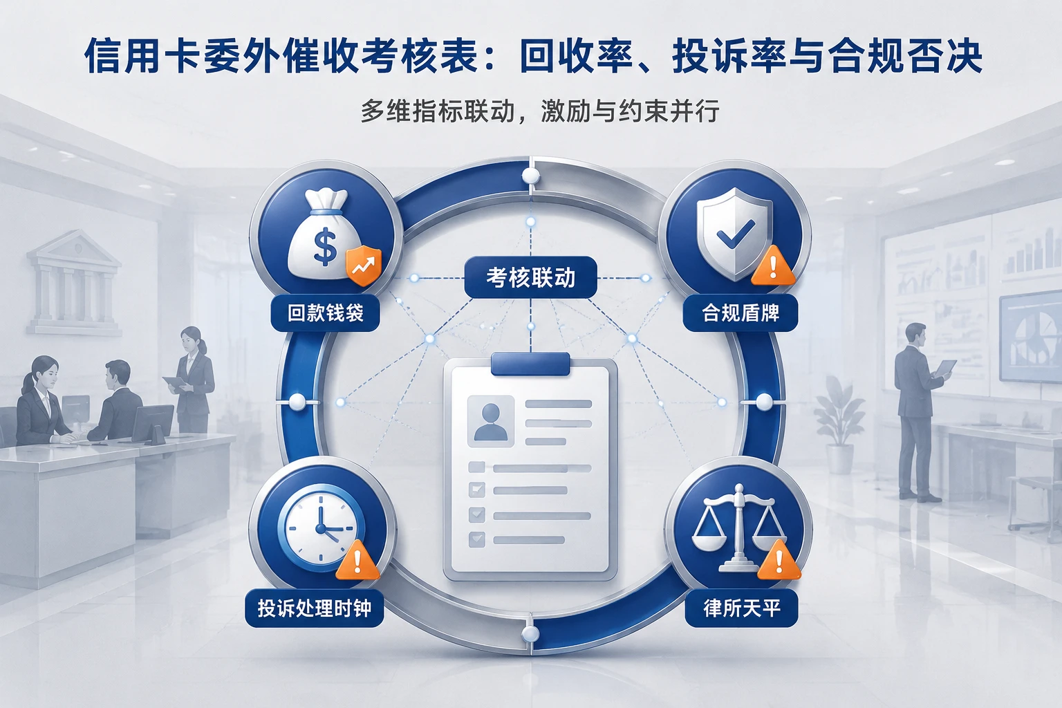 信用卡委外催收考核表：回收率、投诉率与合规否决（2026年版）
