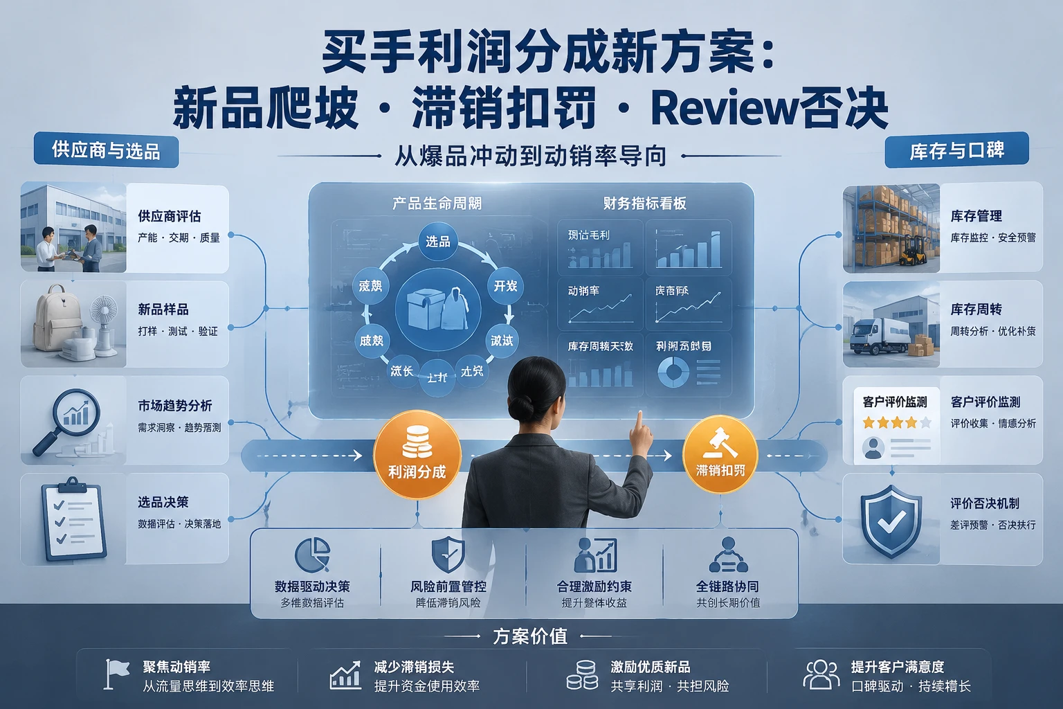 跨境电商产品开发买手利润分成方案：新品爬坡激励、滞销扣罚与Review否决（2026年版）