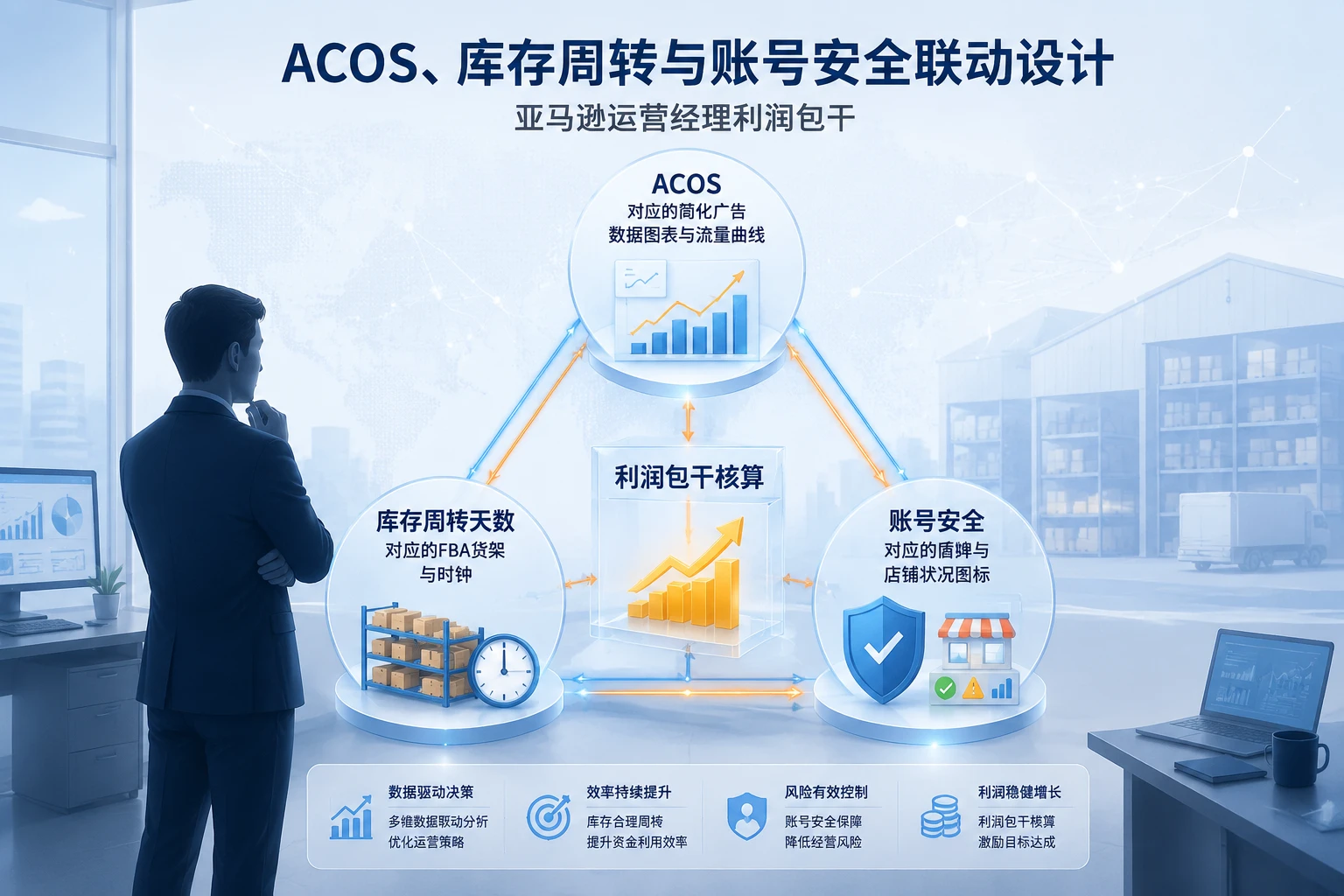 亚马逊运营经理利润包干：ACOS、库存周转与账号安全联动设计