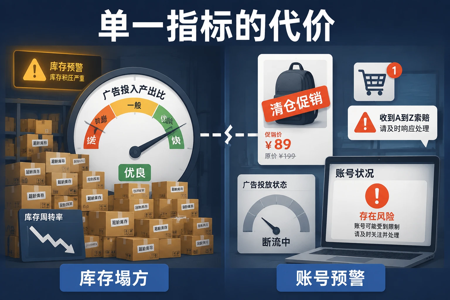 亚马逊运营经理利润包干：ACOS、库存周转与账号安全联动设计