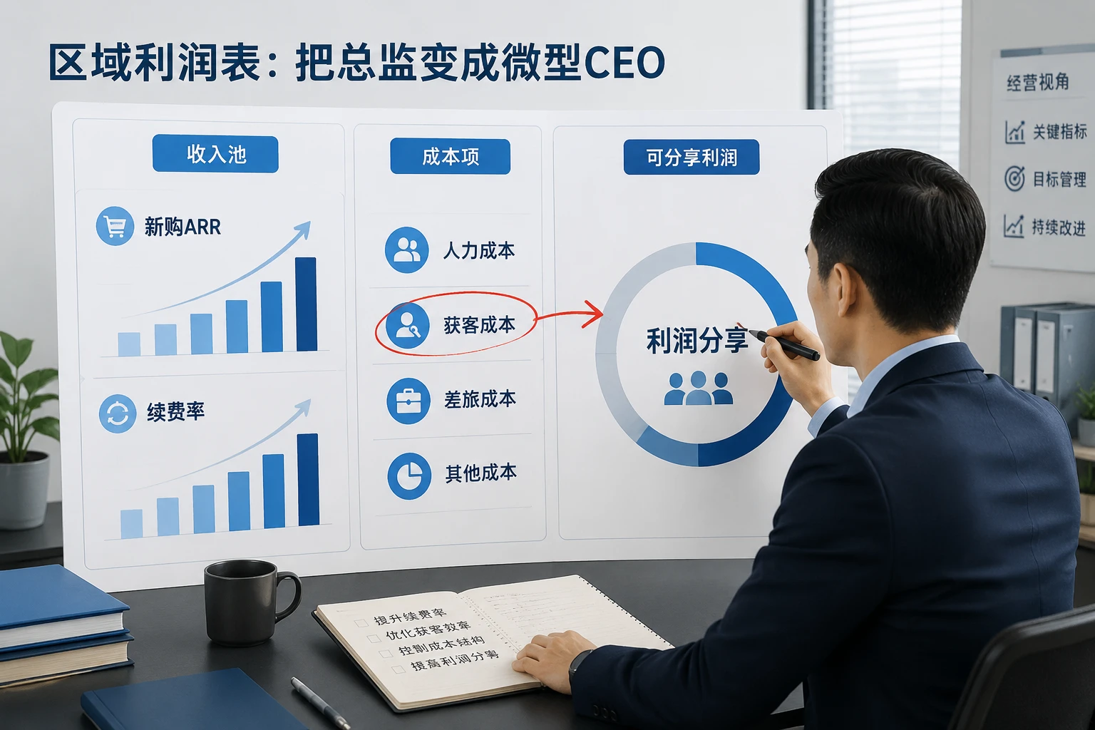 SaaS区域销售总监利润包干设计：ARR、续费、人效与回款联动方案（2026年版）