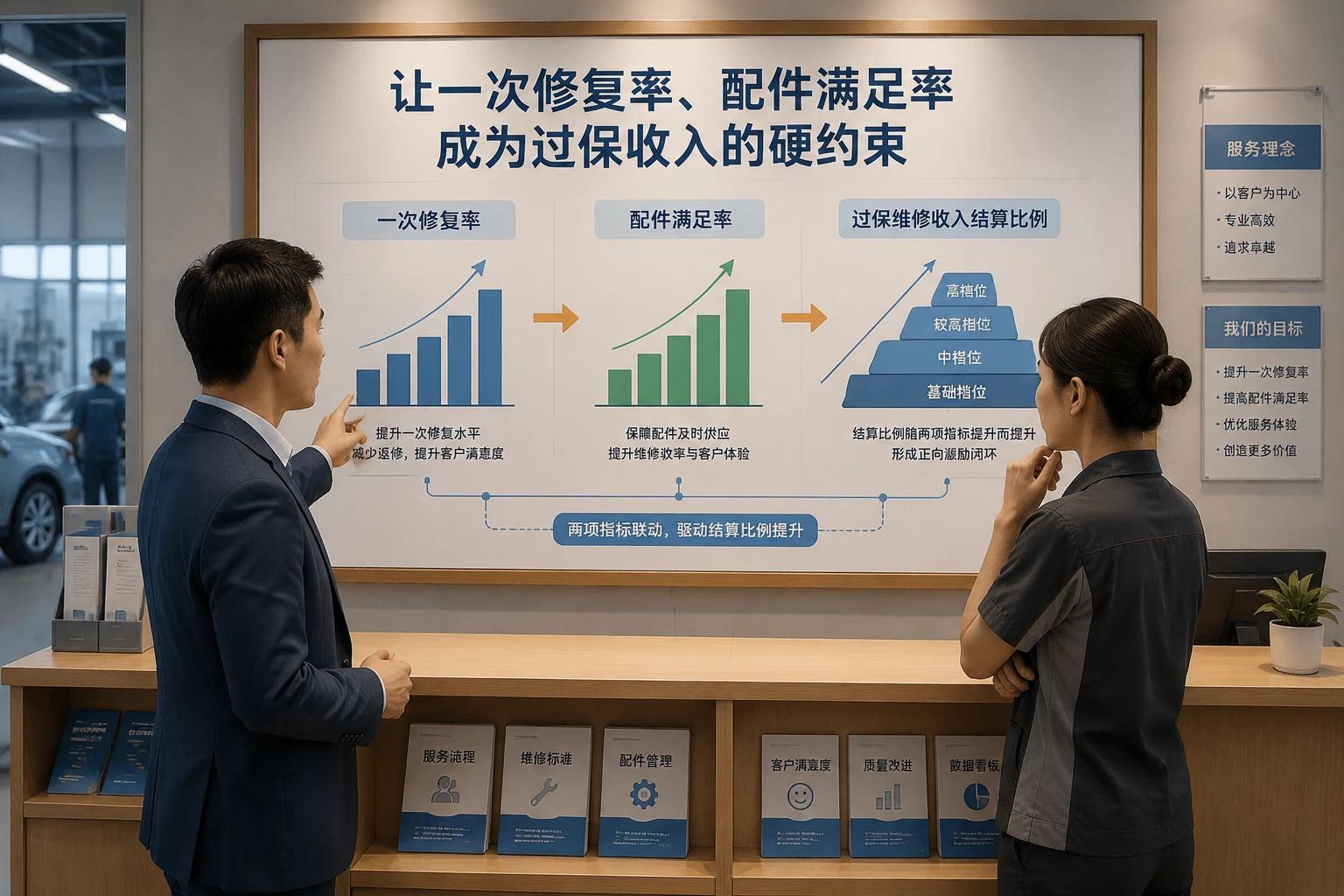 2026年家电售后区域经理包干考核：一次修复率、配件满足率与过保收入联动
