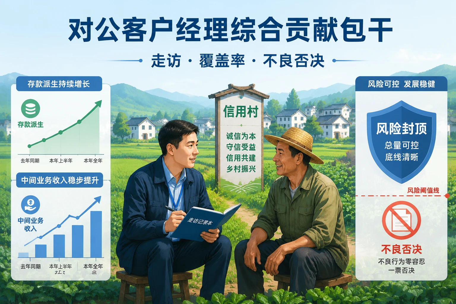 城商行对公客户经理贡献包干：走访、覆盖率与不良否决（2026年版）