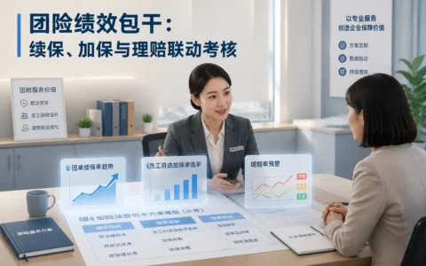 团险客户经理绩效包干模板：续保率、加保渗透率与理赔率联动考核
