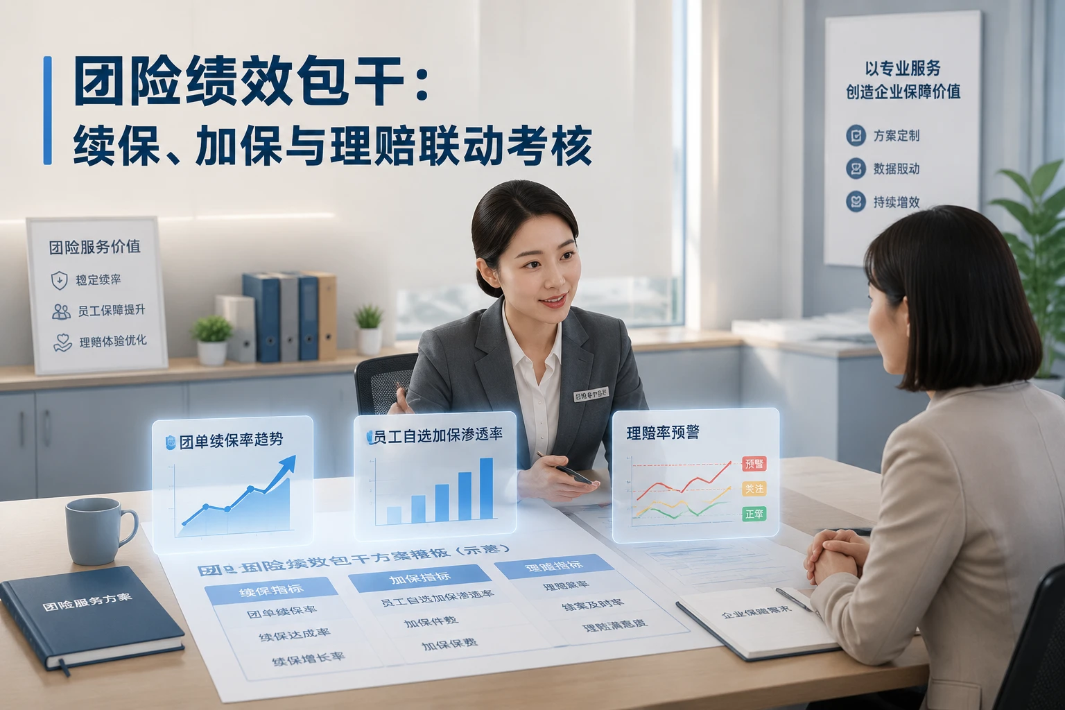 团险客户经理绩效包干模板:续保、加保与理赔考核