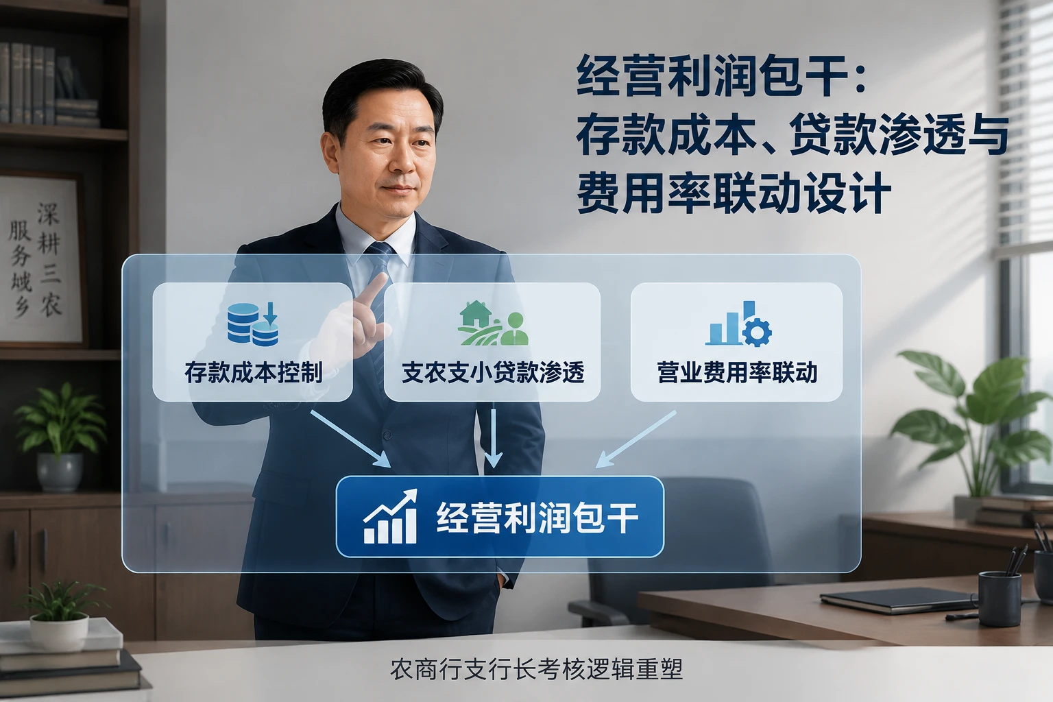 农商行支行长经营利润包干：存款成本、支农支小贷款渗透与费用率联动设计（2026年版）